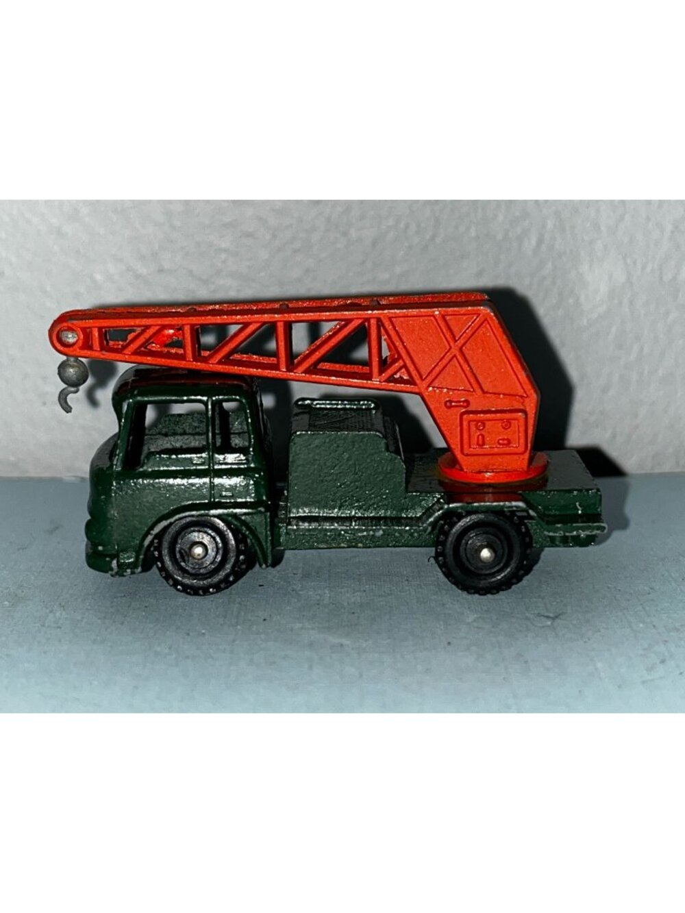 Vintage Rare Budgie Toys Diecast Model No. 22 Bedford Tk Crane Toy Car